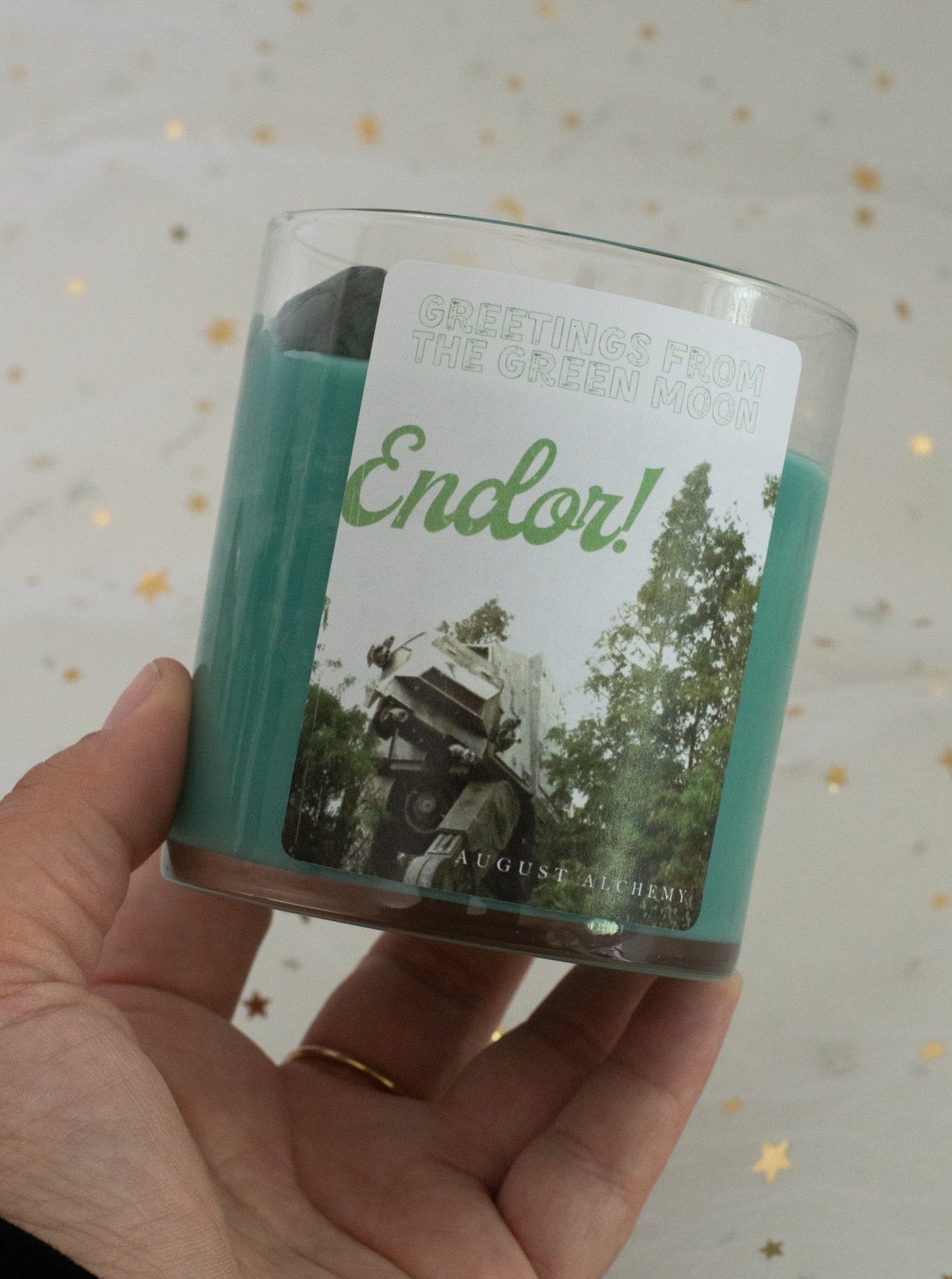 The Green Moon Candle