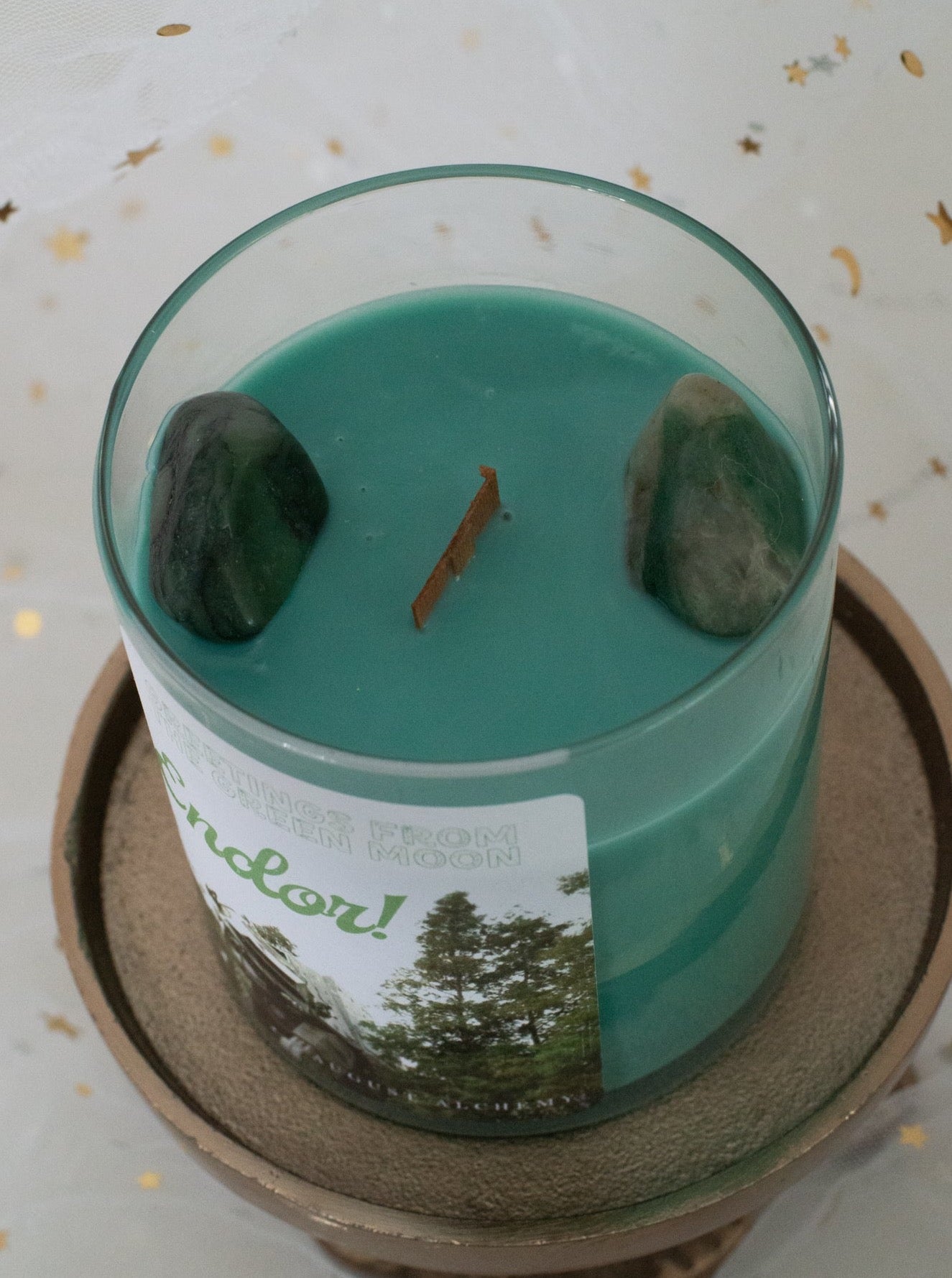 The Green Moon Candle