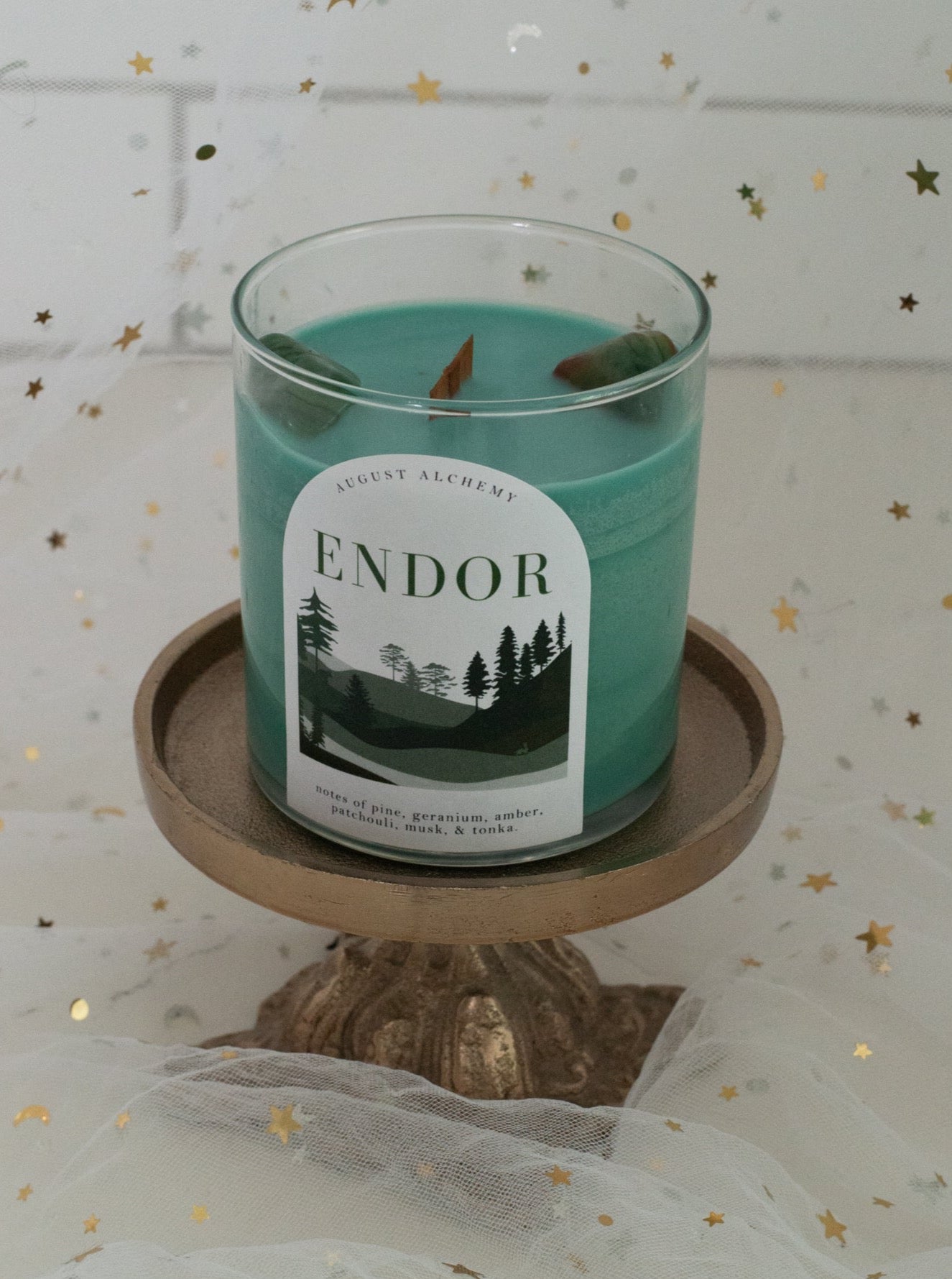 The Green Moon Candle
