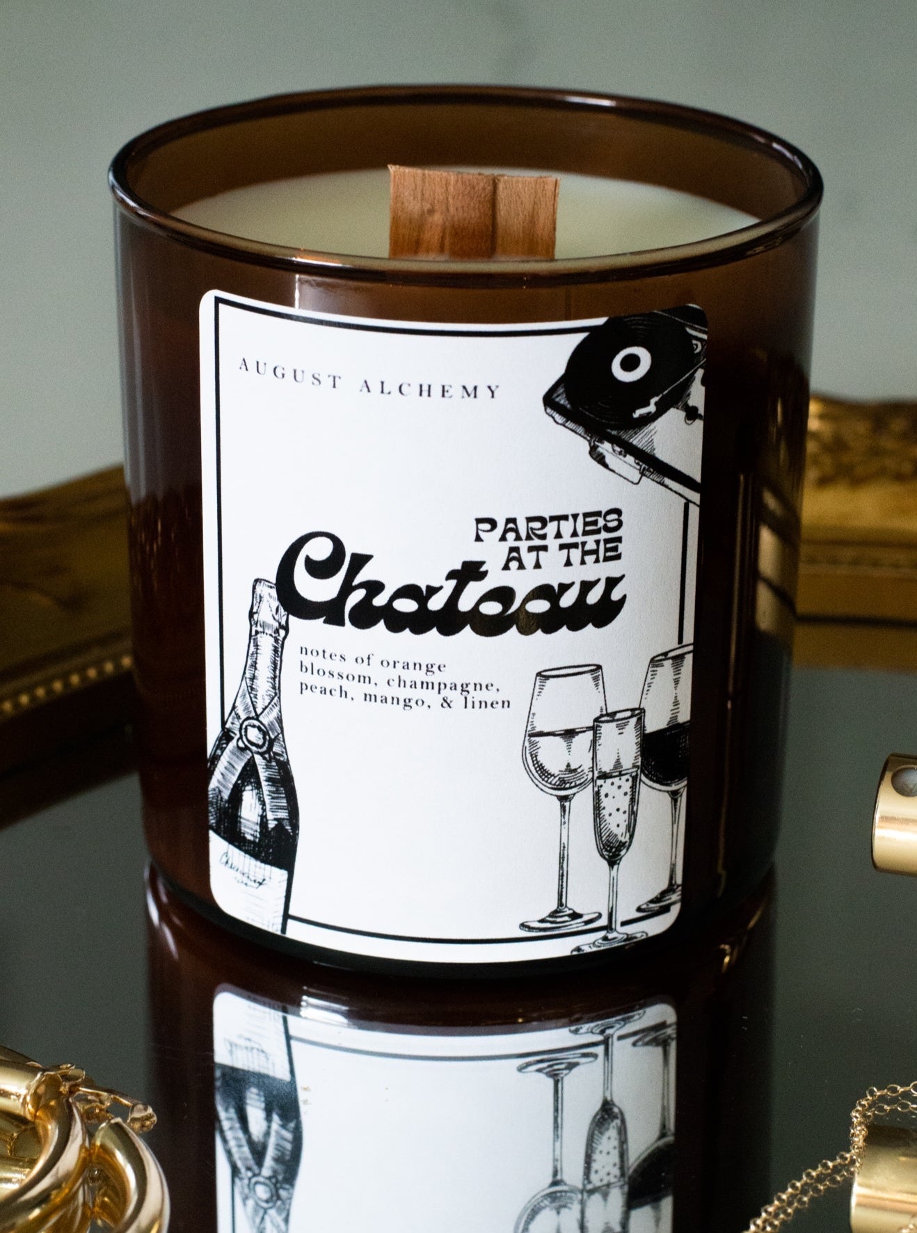 Parties At The Chateau Candle