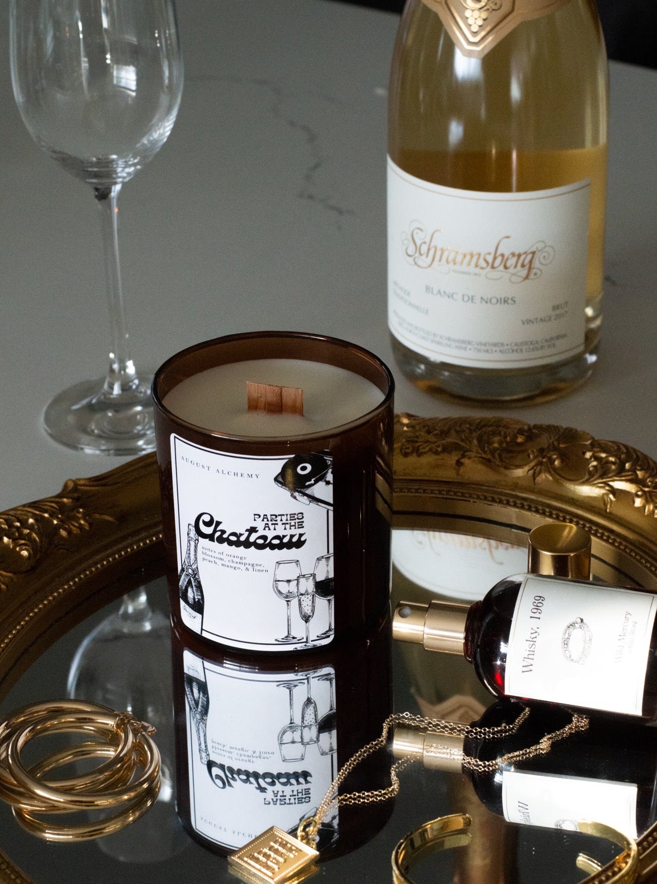Parties At The Chateau Candle
