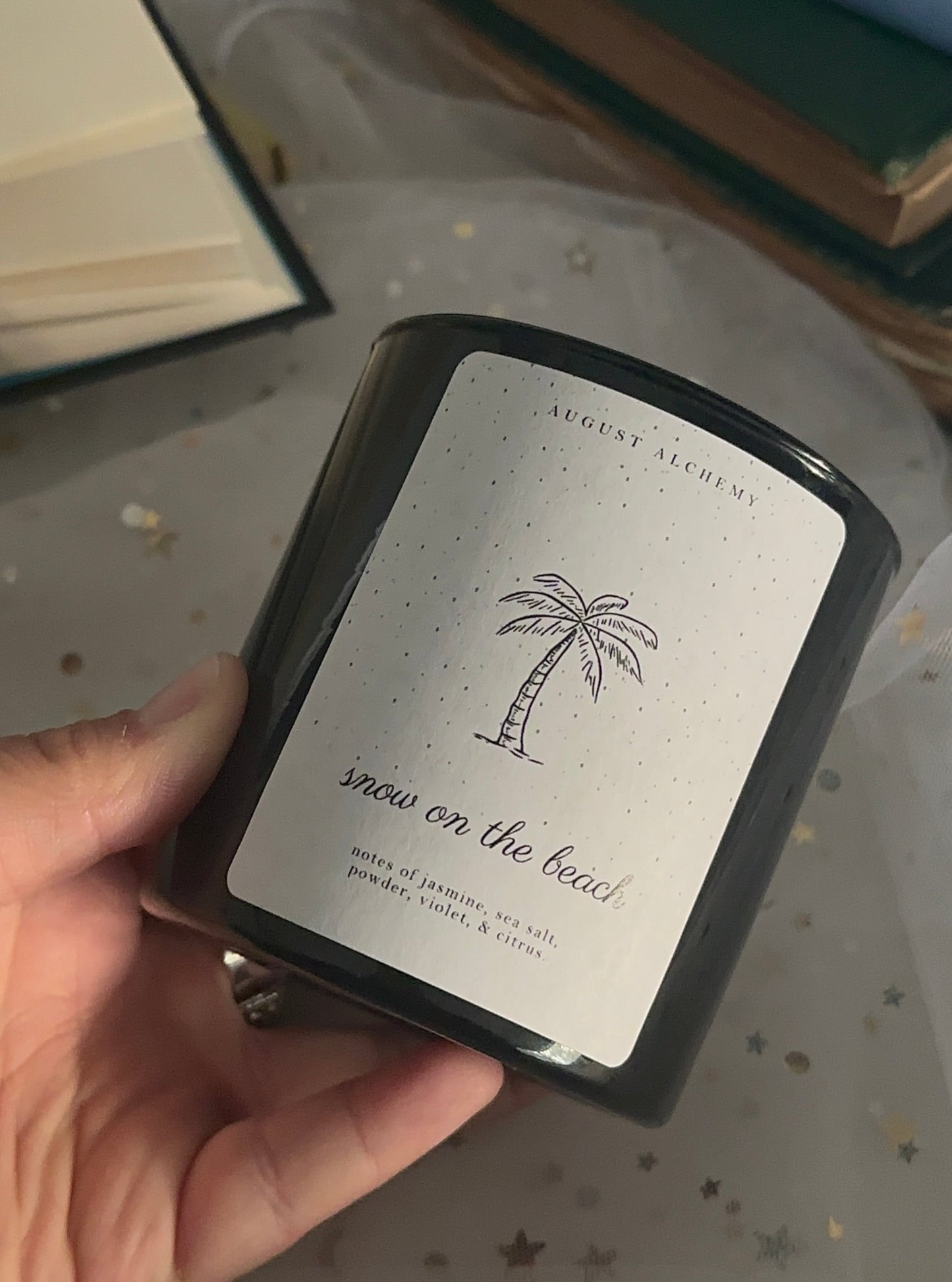 Snow On The Beach Candle