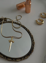 Load image into Gallery viewer, Fearless MC Dagger Necklace
