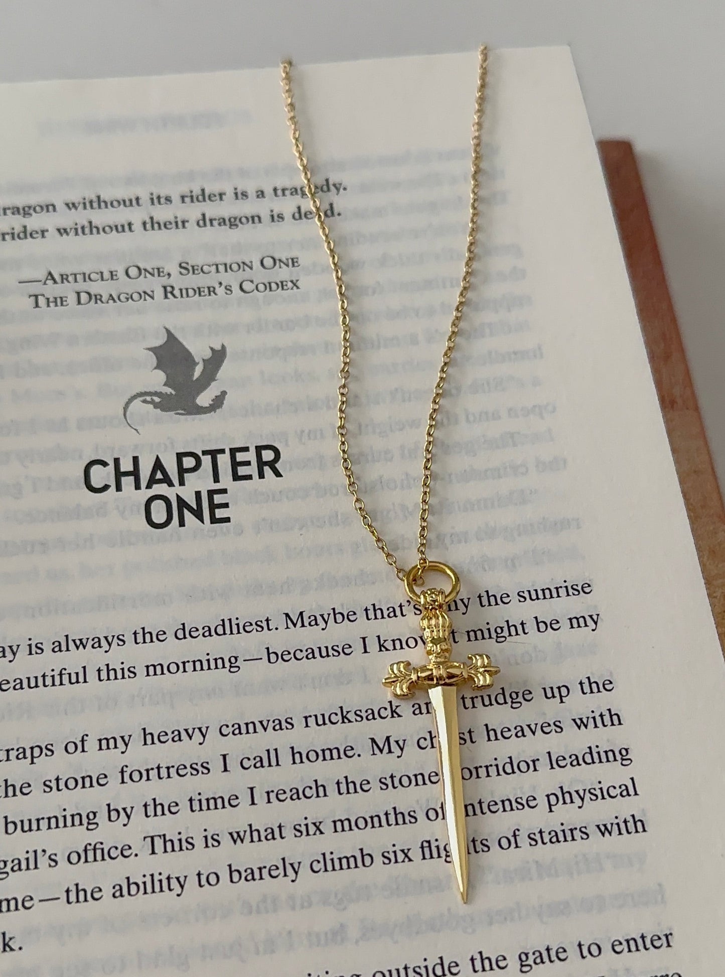 Fearless MC Dagger Necklace