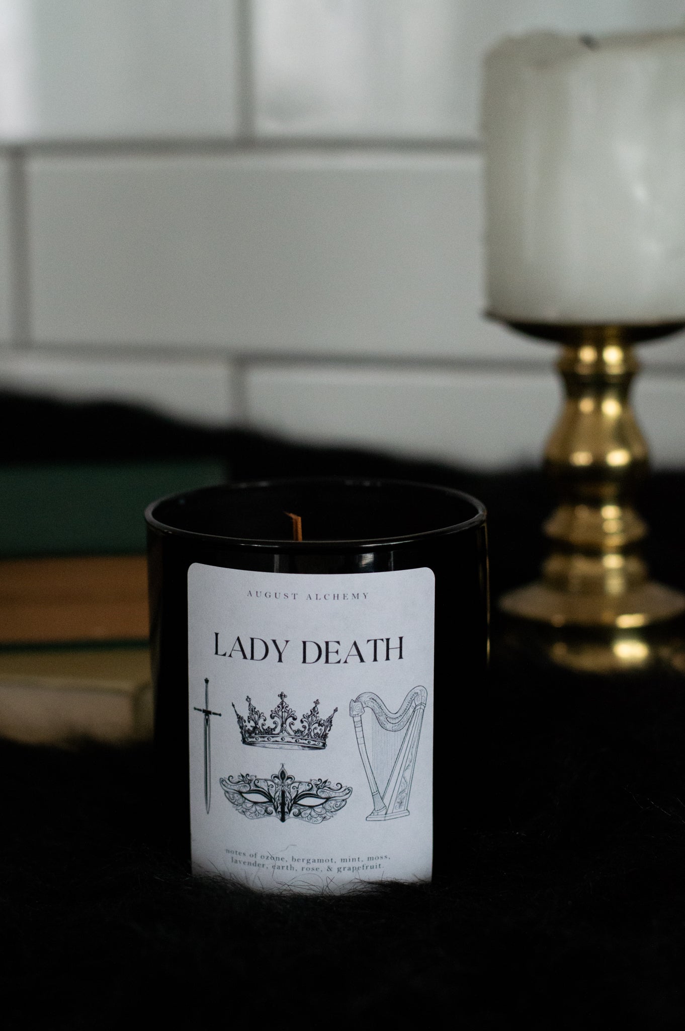 Lady Death Candle